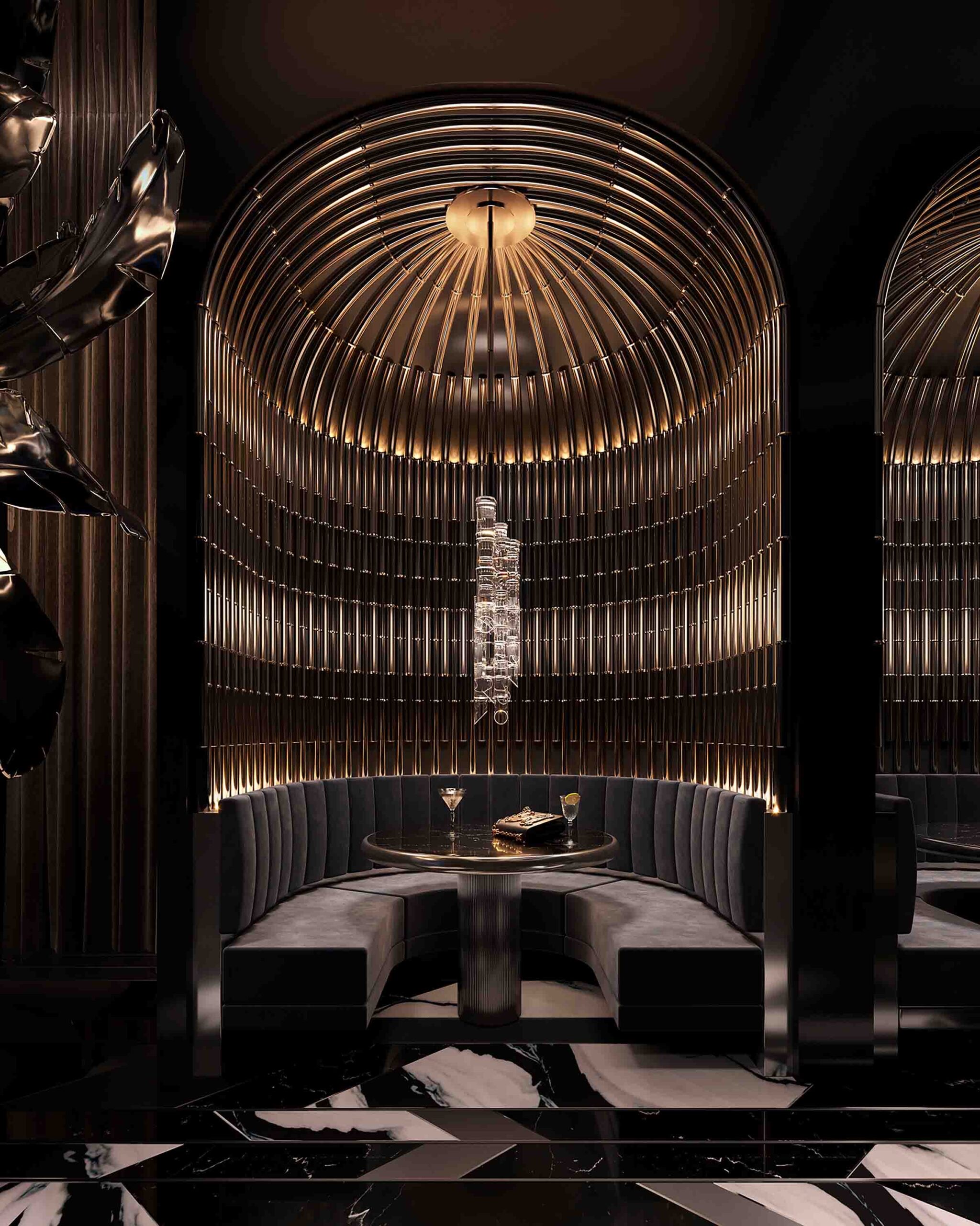Rendering of 888 Brickell by Dolce & Gabbana Lounge